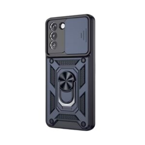 Case azul y negro Samsung A02S