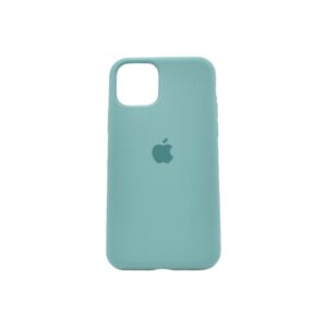 Silicone Case agua marina iPhone 14 plus y pro