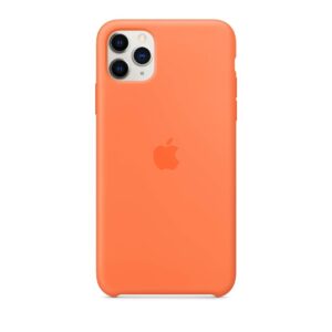 Case Silicone Naranja iPhone 11 pro