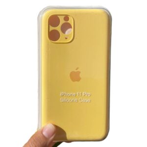 Case Silicone Amarillo iPhone 11 pro