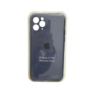 Case Silicone azul oscuro iphone 11 pro