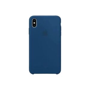 Silicone Case azul oscuro iPhone Xs max