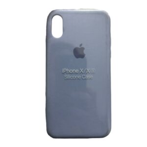 Silicone lila Case iPhone Xs