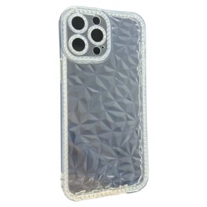Case transparente en diamantes iPhone 13 pro y pro max