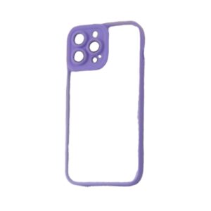 Case transparente morado iPhone 13 pro