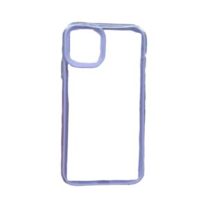 Case transparente morado iPhone 14 y 14 pro max