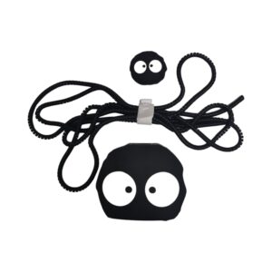 Protector para cargador iphone negro de ojitos