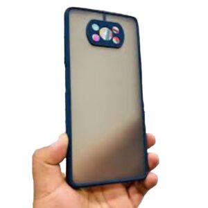 Case transparente con azul Redmi poco x3