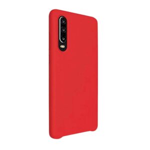Silicone Case Rojo Huawei p30