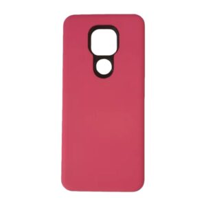Silicone Case Naranja Moto E7 2020