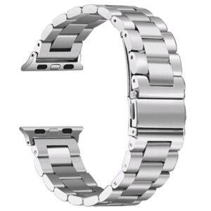 Pulso Metalico Plateado Apple Watch 42-45mm