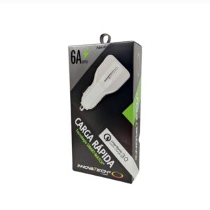Cargador De Carro Plug-In 6A Carga Rapida