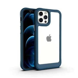 Case Antichoque Azul Oscuro iPhone 14 Pro