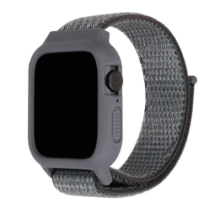 Pulso Completo Apple Watch Velcro Gris 42-44mm