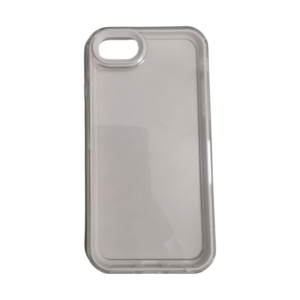 Case transparente con blanco