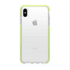 Case transparente con amarillo fosforescente iphone x