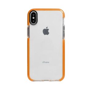Case transparente con naranja iphone x