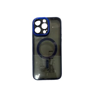 Case magsafe azul y negro iphone 14 pro max