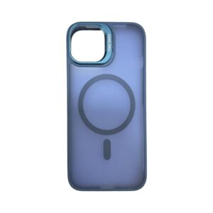 Case magsafe azul protector de camara iphone 14