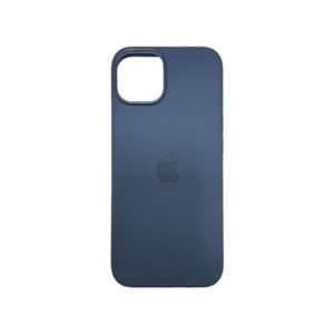 Silicone case azul iphone 14