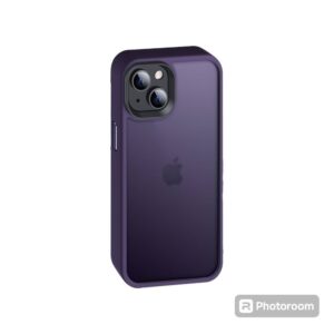 Silicone case morado oscuro iphone 15