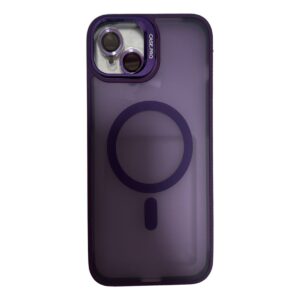 Case magsafe morado iphone 15 plus