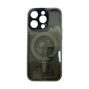 Case magsafe gris iphone 15 pro