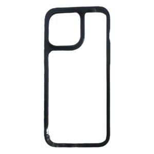 Case transparente con negro iphone 15 pro max