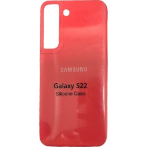 Silicone case naranja con fuccia galaxy samsung S22
