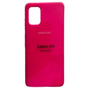 Silicone case fucsia samsung A 71