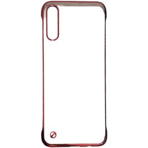 Case transparente con rojo Samsung A 70
