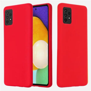 Silicone case rojo samsung galaxy A52