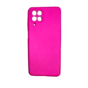Silicone case fucsia fosforecente samsung galaxy A22 4G