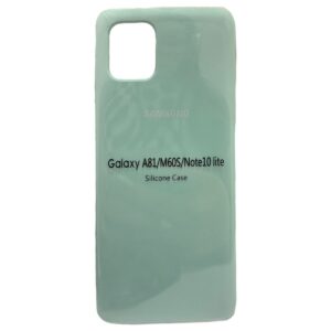 Silicone case azul agua marina samsung galaxy A81