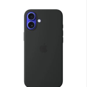Silicone case negro iphone 16