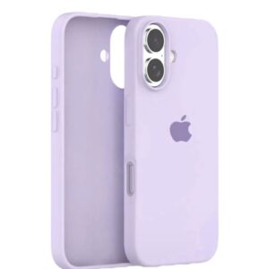 Silicone case lila iphone 16