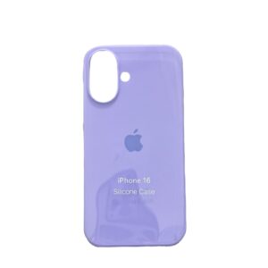 Silicone case lila2 iphone 16