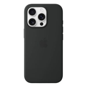Silicone case negro iphone 16 pro