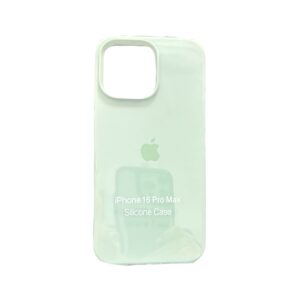 Silicone case verde pastel iphone 16 pro max