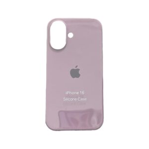 Silicone case magenta iphone 16