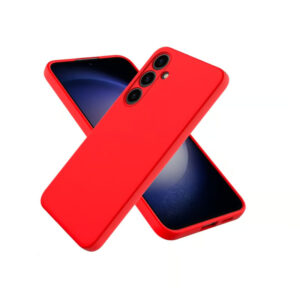 Silicone case rojo samsung S24 FE
