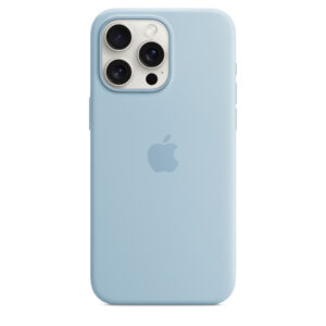 Silicone case azul cielo iphone 15 pro max