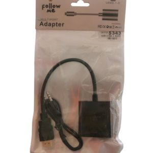 Convertidor HDMI a VGA + Audio